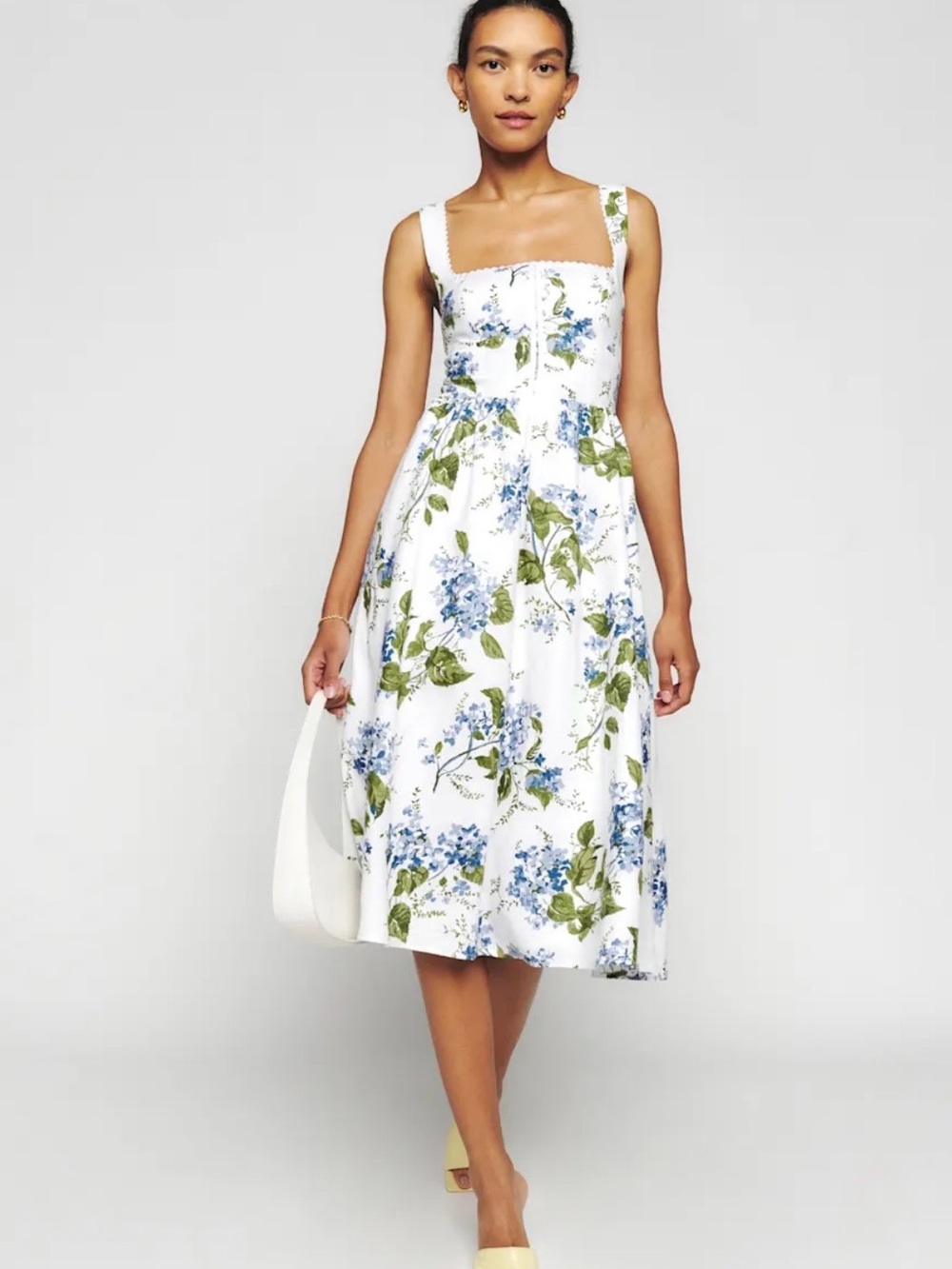 Reformation Tagliatelle Linen Dress